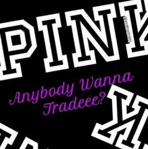 Victoria's Secret PINK Black and White Graphic Design